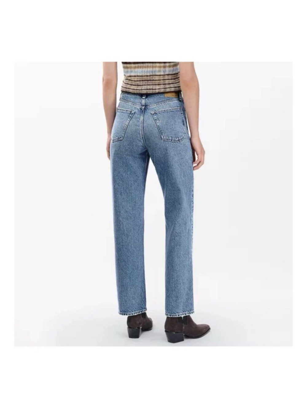 NEW Rag & Bone Shea High-rise Relaxed Straight Full Length Jeans Size 27 - Picture 3 of 16